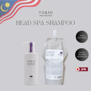 HEAD SPA SERIES

ll Hair Types
✓ Dual care for both scalp and hair
✓ Silicon-free
✓ Superb moisturizing quality
✓ Restore volume from roots to hair
✓ Improve blood circulation

Repairing Components:
☆ Keratin

Moisturizing Components:
☆ Fullerene
☆ Pellicer
☆ Ceramide NG
☆ Argan oil
☆ Baobab seed oil

** 900ml is exclusively for E-Store purchases ONLY. Please refill with the original dispenser & container.
